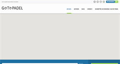 Desktop Screenshot of gotopadel.com