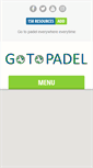 Mobile Screenshot of gotopadel.com